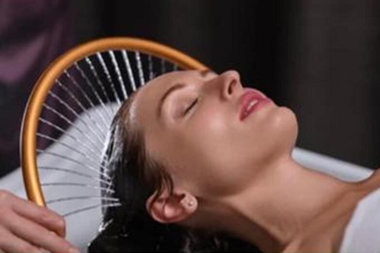 Japanese head massage